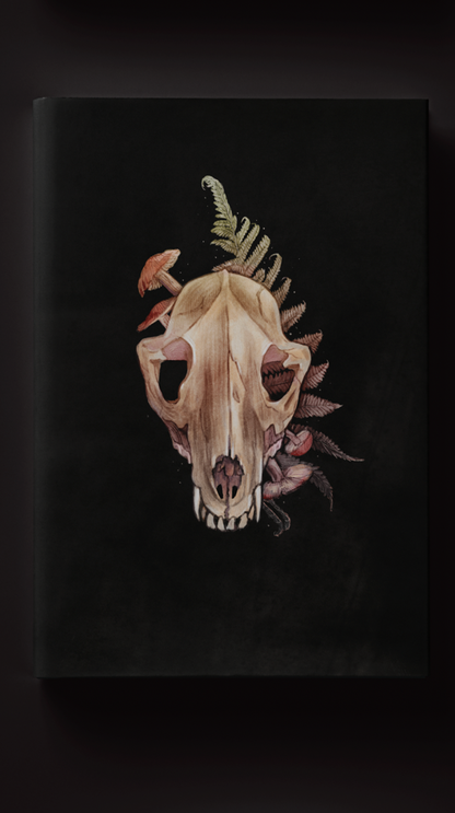 Fern Skull | Premade Book Cover Illustration
